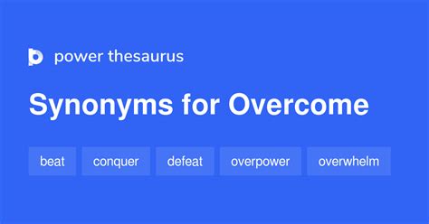 overcome synonyms